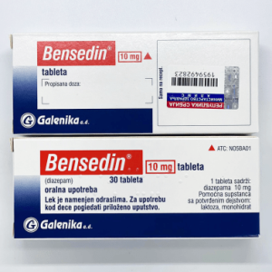 BENSEDIN (DIAZEPAM) 10MG X 30 TABLETS